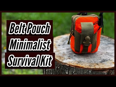 Belt Pouch Survival Kit
