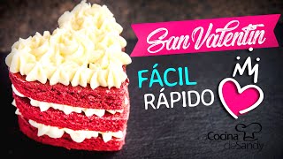 TORTA VELVET RED ESPECIAL SAN VALENTIN 2021 | La Cocina de Sandy Recetas