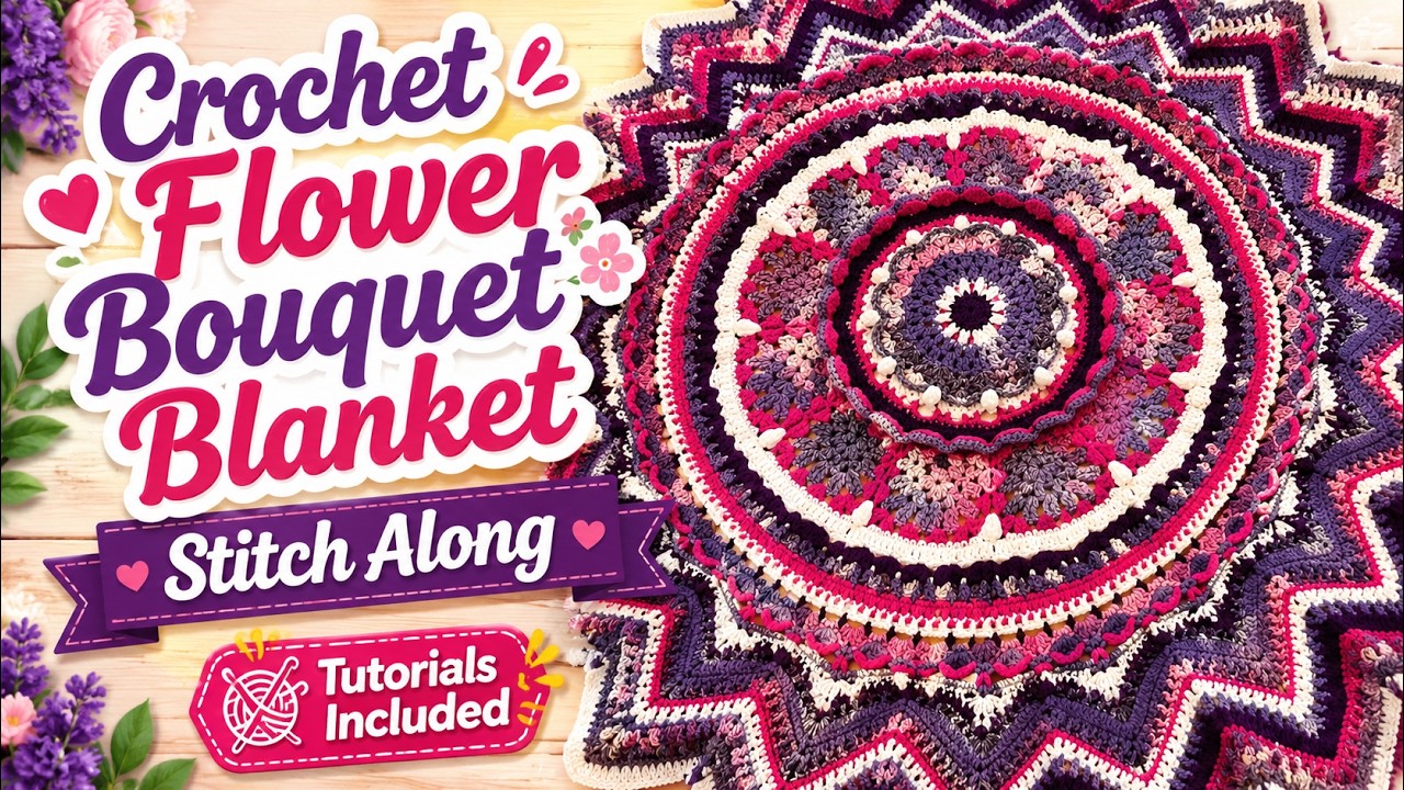 小物 uniformexperiment FLOWERBLANKET fragment Week 2: Crochet the Study of Complicated Flower Bouquet Blanket
