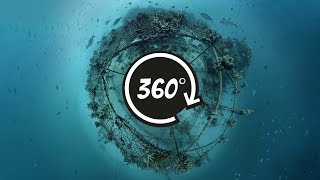 360° Gili Trawangan Underwater: Biorock Reef Restoration