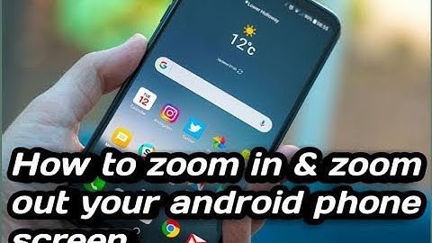 HOW TO ZOOM YOUR ANDROID PHONE SCREEN without any software |by rajeshtechtv