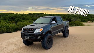 LLEVO LA HILUX AL FIN A LA ARENA!!!