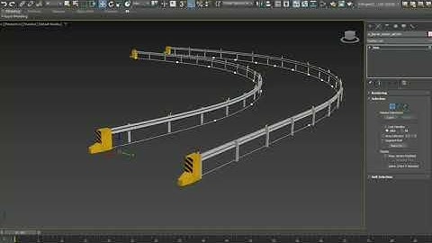 Road Barriers with 3ds Max