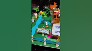 Sanskrit (Mahabharata) Clay model and craft work #shorts