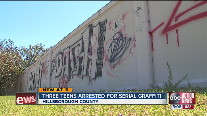 HCSO arrests 3 teens for thousands of costly graffiti tags across Brandon