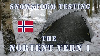 Nortent 2024 Vern 1 Winter snowstorm test