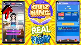 Quiz King App Payment Proof - Quiz King Se Paise Kaise Kamaye - Quiz King Real Or Fake screenshot 3