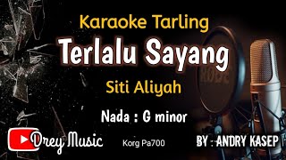 Terlalu Sayang Karaoke Tarling/Siti Aliyah/Tanpa Vocal/@dreymusic6402