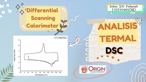 Tutorial Membuat Kurva DSC Menggunakan Origin | Analisis Termal