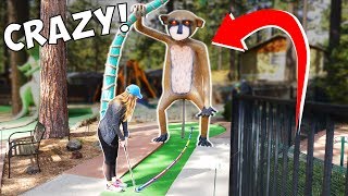 Crazy Mini Golf Match | Kelley vs. Colin | Lake Tahoe (Part 1)