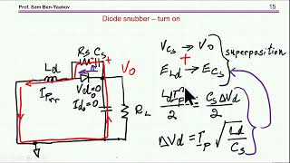 Answer to riddle: Analysis and design of diodes RC snubber