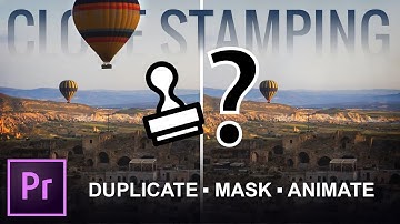 Video Clone Stamping | Basic Adobe Premiere Masking Tutorial