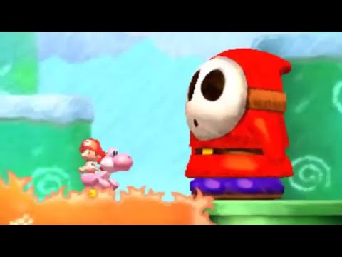 Yoshi's New Island 100% Walkthrough Part 1 - World 1