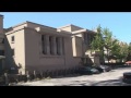 Frank lloyd wright in oak park unity temple and a water fountian