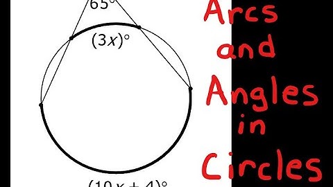 Test B (Part B) Finding Arcs and Angles in a Circle