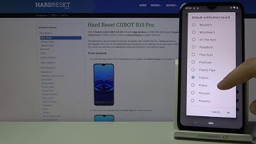 Notification Sounds on CUBOT R15 Pro – Default Notification Sounds