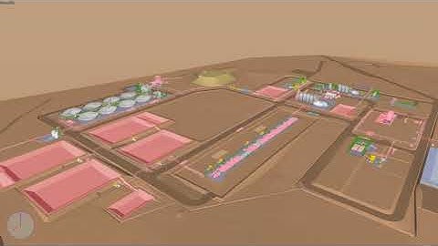 4D - Construction Timeline simulation, Plant building timeline