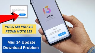 Poco M4 Pro 4G Miui 14 Update Download Problem | Poco M4 Pro Miui 14 Update can&#39;t download Problem