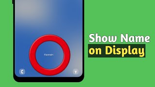 How to Add Name or Signature on Mobile Lock Screen | Lock Screen Customization  screenshot 5