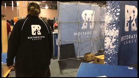 PAX Unplugged Booth Setup! (Restoration Games)