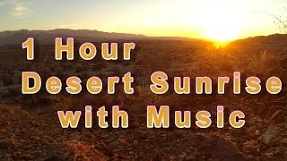 Download lagu Meditation Music with Desert Sunrise | 1 hour sun rise meditation