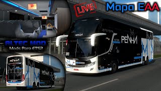 Euro Truck Simulator 2 (1.35) Live - Campione Invictus DD Scania - Mapa EAA (1080p)