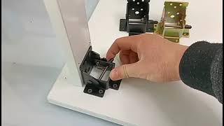 90 ° selflocking folding hinge