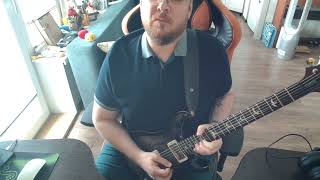 Gary Moore - In My Dreams (solo cover), PRS CU22 screenshot 1