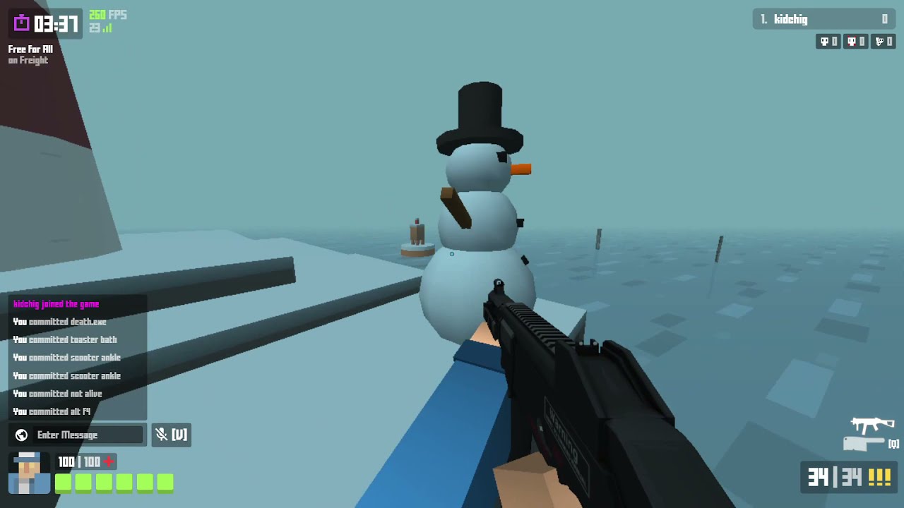 Easiest way to do Freight Challenge in Krunker.IO