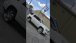 #26inch 26 strada wheels #Brushed #Retro 6 on yukon #Denali #GMC Ulohos.com 2940 N Keystone M-Sa
