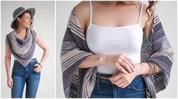 Beginner-Friendly Villiers Crochet Shawl Pattern - Easy Color Gradient! + Magic Ring Tutorial