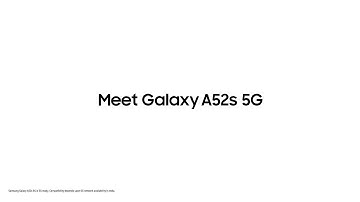 The new Samsung #GalaxyA52s5G. #BeFutureReady