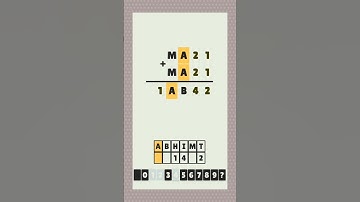 Level 32 - Cryptarithm: android game math  #cryptarithm