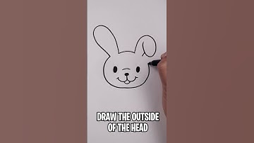 How To Draw A Cute Easter Bunny Easy 🐰