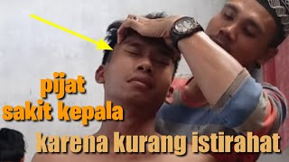 Pijat Sakit Kepala Karena Kurang Tidur | Sembuh