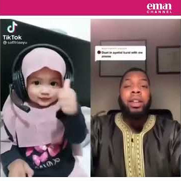 Dengarkan bayi Muslim yang menggemaskan ini membacakan Al-Quran ☺️☺️