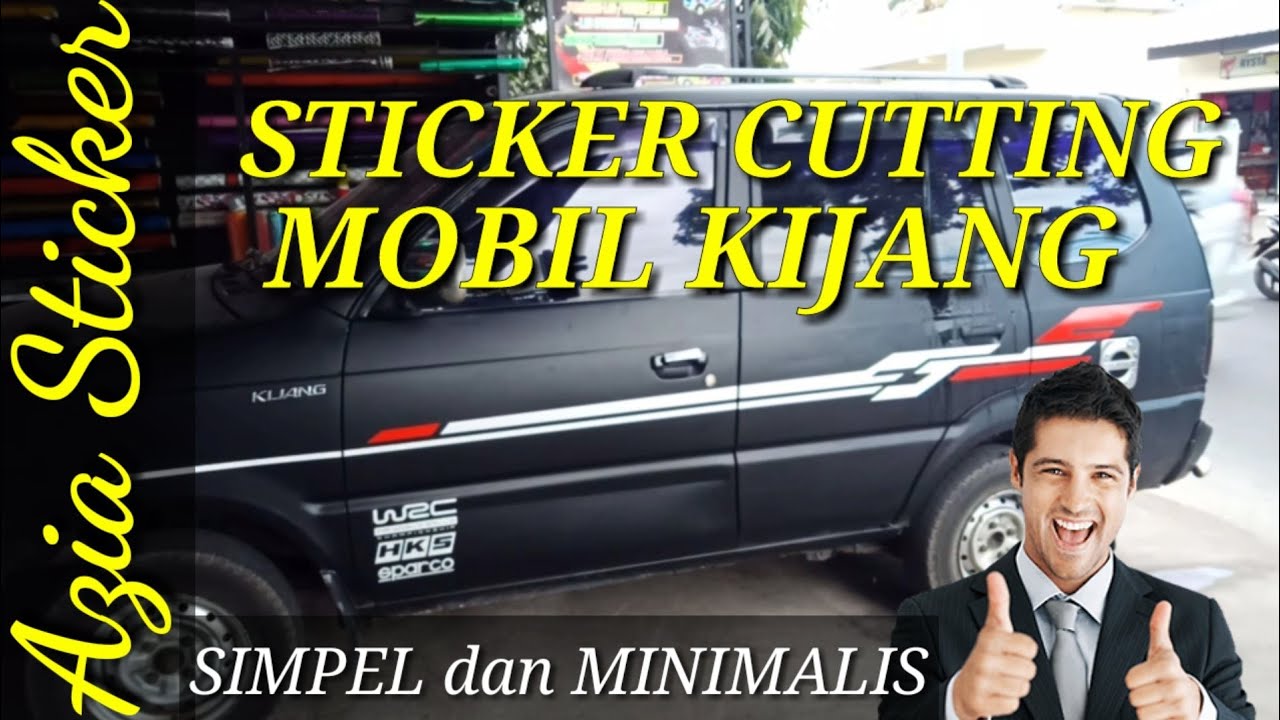 Cutting Sticker Mobil Kijang Pecinta Dunia Otomotif Cute766