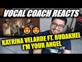 Vocal Coach REACTS to I'M YOUR ANGEL by KATRINA VELARDE ft. BUDAKHEL