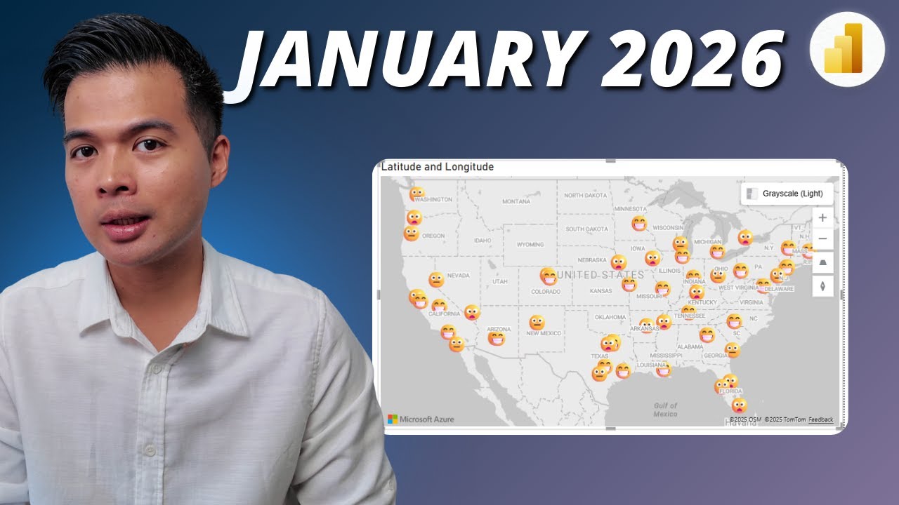 Обновление Power BI за январь 2026 г. — Пользовательские маркеры на карте, всплывающие подсказки,...