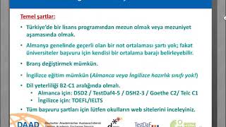 DAAD Istanbul: DAAD TEV Ortak Yüksek Lisans Bursu