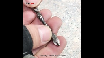 Testing: Double end driver bits  #screwmanufacture #screwdriver #machine #tools #screwfactory