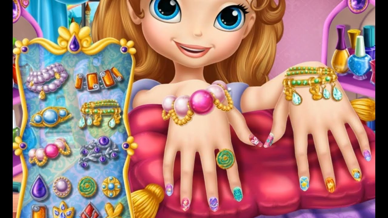 Cute Princess Sofia Nails - wide 8