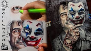 COMO DIBUJAR UN ROSTRO CON BOLÍGRAFOS DE COLORES/ PLACA 100K