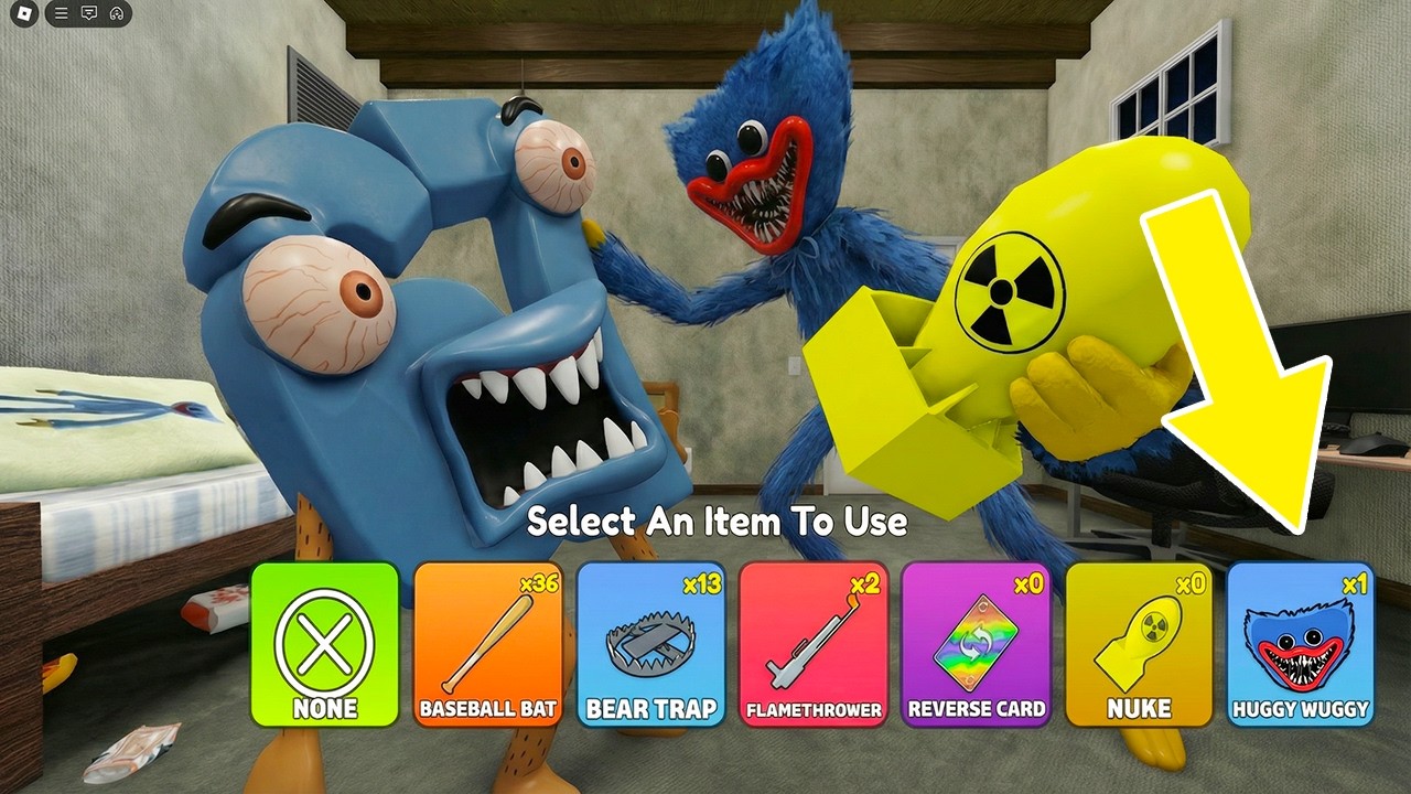 Enter Brainrot - NEW WEAPON Huggy Wuggy 67 All Cutscene