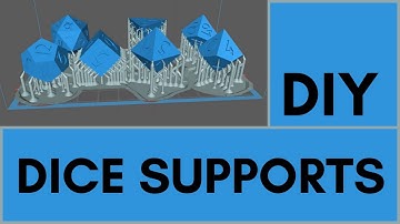 DIY 3D PRINTED DICE SUPPORTS // Supports for 3d printing dice masters
