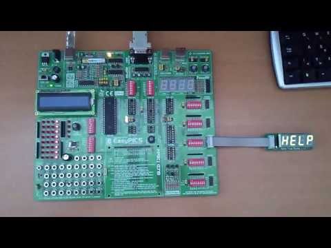 countdown on EasyPIC5 board