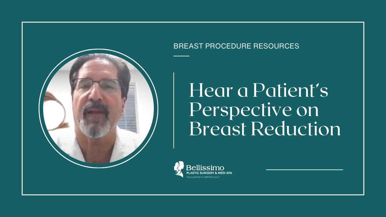 Dr. Antimarino discusses Breast Reduction procedure with a patient