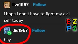 r/Tumblr · when you fight your evil self