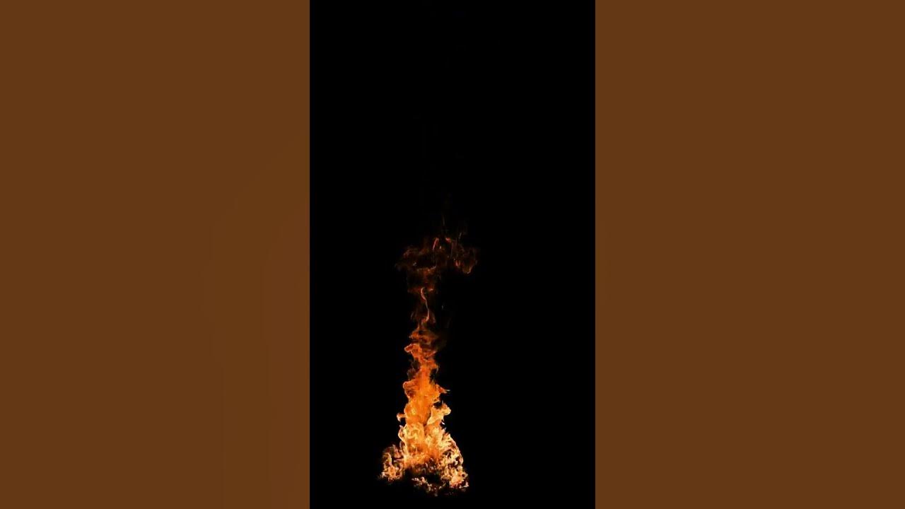 Fire and Flame Overlay 40 - Royalty Free Green Screen Footage - Real Flames