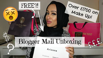 Blogger Mail Unboxing - Over £1700 free Make-Up?!